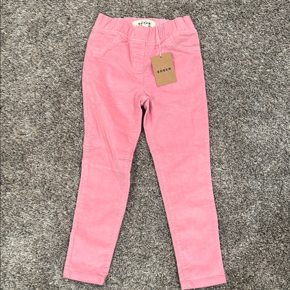 Boden Pink Kids Corduroy Pants